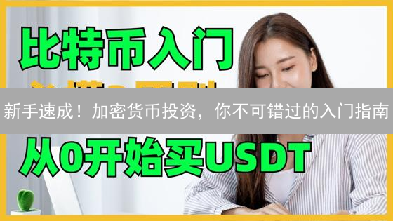 新手速成！加密货币投资，你不可错过的入门指南？
